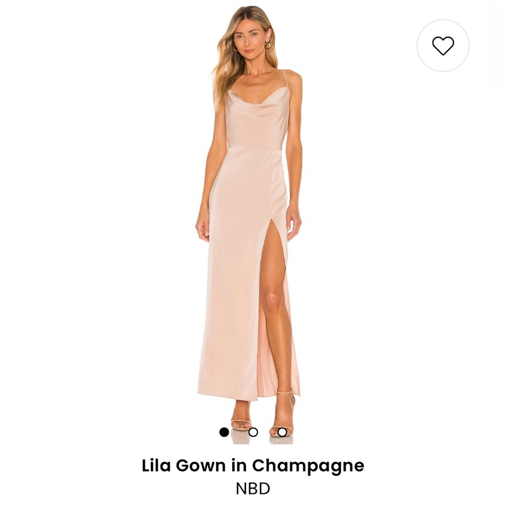 NWT Champagne dress size small